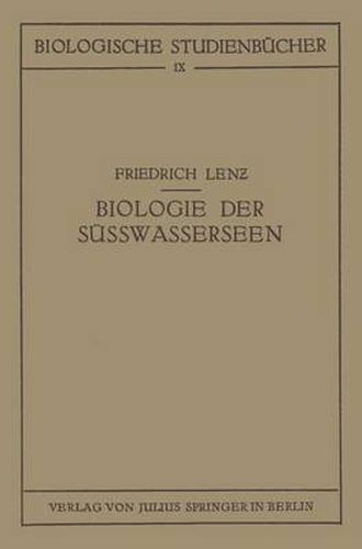 Einfuhrung in Die Biologie Der Susswasserseen