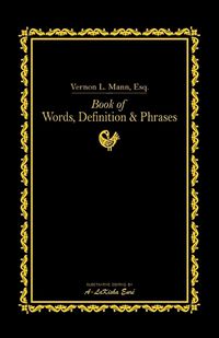 Cover image for Book of Words, Definitions, & Phrases