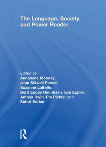 Cover image for The Language , Society and Power Reader