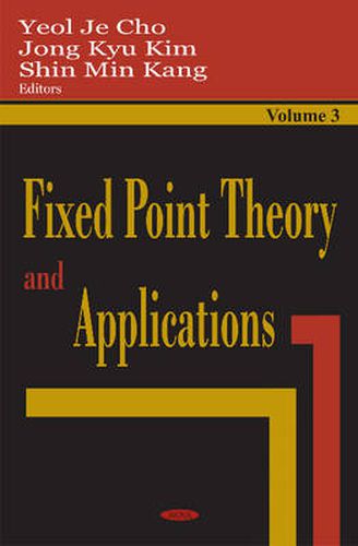 Cover image for Fixed Point Theory & Applications, Volume 3