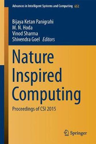 Cover image for Nature Inspired Computing: Proceedings of CSI 2015