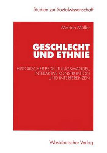 Cover image for Geschlecht und Ethnie
