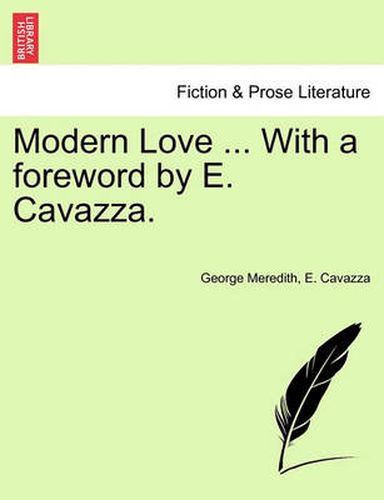 Cover image for Modern Love ... with a Foreword by E. Cavazza.