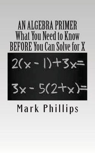 Cover image for An Algebra Primer: What You Need to Know BEFORE You Can Solve for X