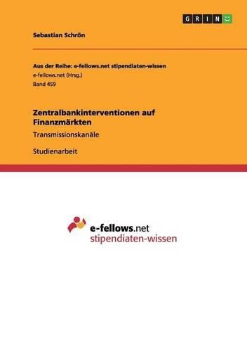 Cover image for Zentralbankinterventionen Auf Finanzmarkten