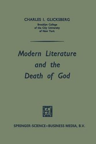 Cover image for Modern Literature and the Death of God