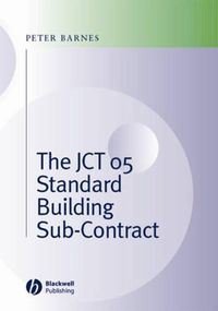 Cover image for The JCT 05 Standard Building Sub-Contracts