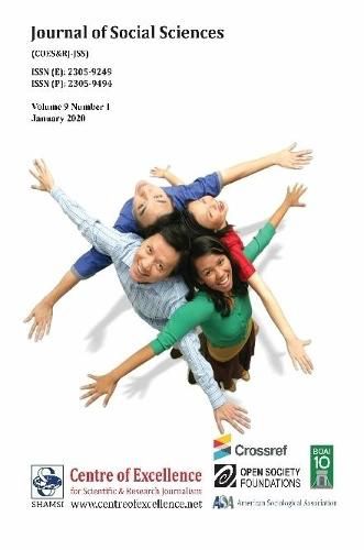 Cover image for Journal of Social Sciences (COES&RJ-JSS) Vol.9 No.1