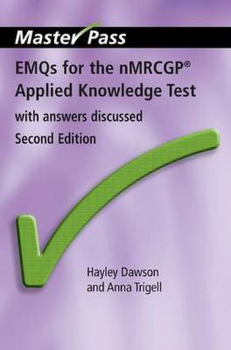 Cover image for EMQs for the nMRCGP (R) Applied Knowledge Test: with answers discussed