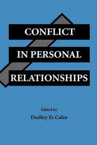 Cover image for Conflict in Personal Relationships