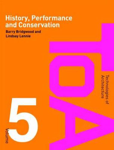 Cover image for History, Performance and Conservation