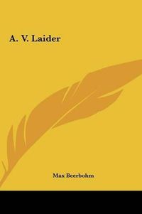 Cover image for A. V. Laider