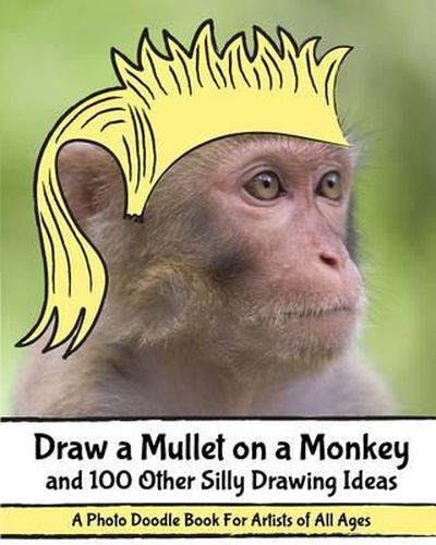 Cover image for Draw a Mullet on a Monkey and 100 Other Silly Drawing Ideas: A Photo Doodle Book For Artists of All Ages