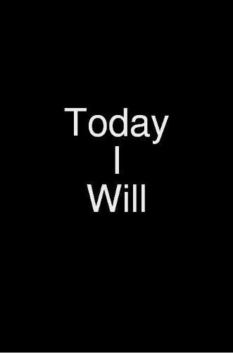 Cover image for Today I Will