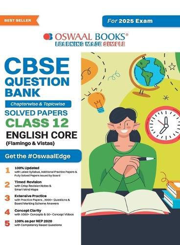 Cover image for CBSE Question Bank Chapterwise and Topicwise SOLVED PAPERS_Class 12_English Core_For Exam 2024-25