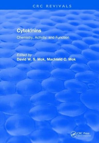 Cover image for Cytokinins: Chemistry, Activity, and Function