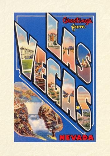 Cover image for Vintage Lined Notebook Greetings from Las Vegas, Nevada