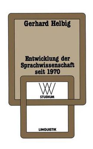 Cover image for Entwicklung der Sprachwissenschaft seit 1970