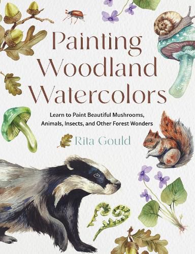 Cover image for Painting Woodland Watercolors