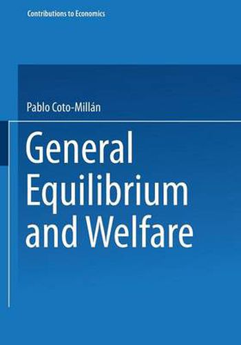 Cover image for General Equilibrium and Welfare