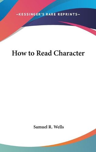 Cover image for How to Read Character