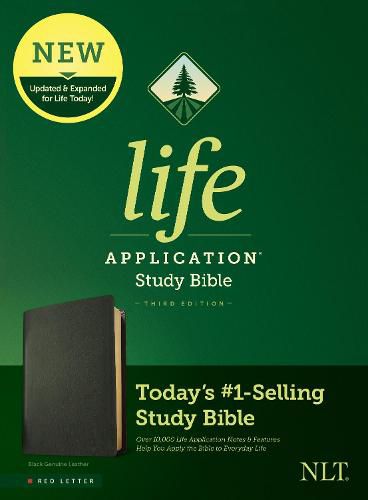 Cover image for NLT Life Application Study Bible, Third Edition, Black