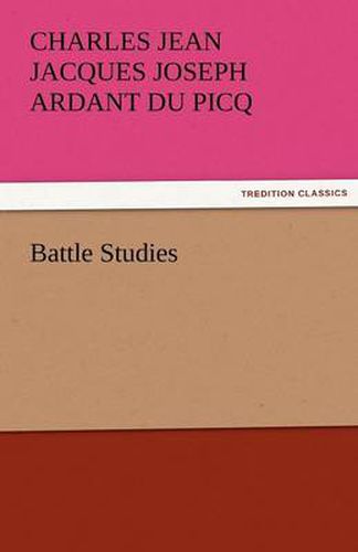 Cover image for Battle Studies
