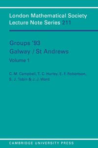 Cover image for Groups '93 Galway/St Andrews: Volume 1
