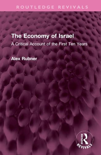 Cover image for The Economy of Israel