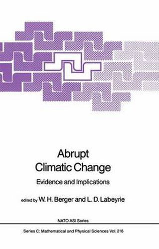 Cover image for Abrupt Climatic Change: Evidence and Implications