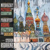 Cover image for Mussorgsky Pictures At An Exhibition Prokofiev Sarcasms Op 17 Visions Fugitives