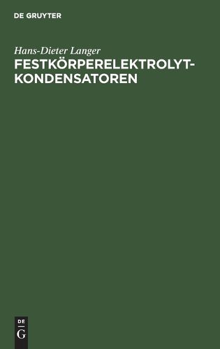 Cover image for Festkoerperelektrolytkondensatoren