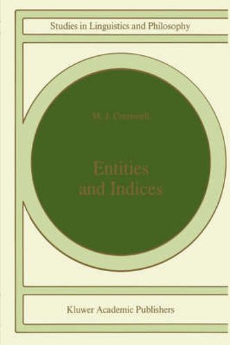 Cover image for Entities and Indices