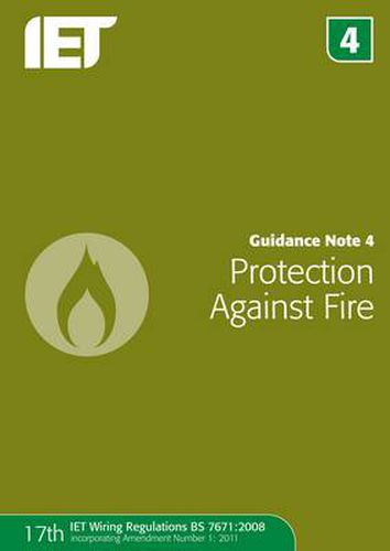 Cover image for Guidance Note 4: Protection Against Fire