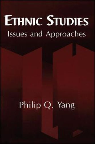 Cover image for Ethnic Studies: Issues and Approaches