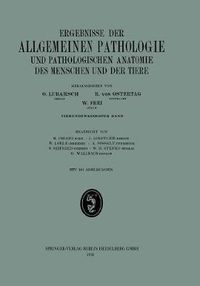 Cover image for Ergebnisse Der Allgemeinen Pathologie Und Pathologischen Anatomie: 24. Band