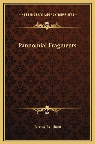 Cover image for Pannomial Fragments