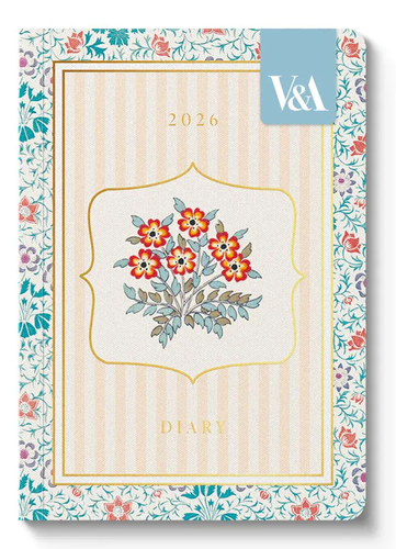 Cover image for V&A Museum 2026 A5 Diary - Cottagecore Series 'Garden Flower'