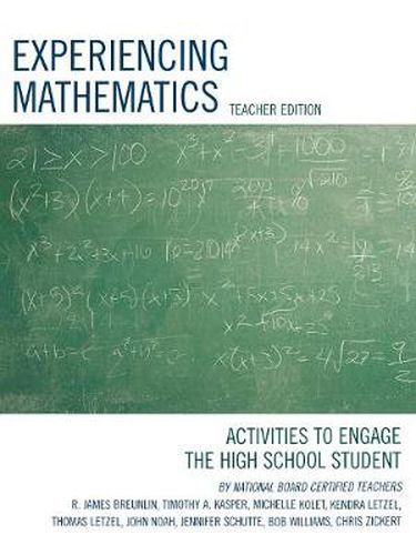 Experiencing Mathematics: Activities to Engage the High School Student