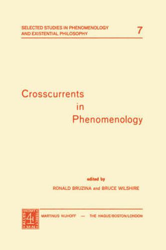 Cover image for Crosscurrents in Phenomenology