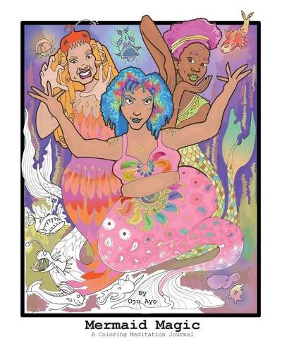Cover image for Mermaid Magic: A Coloring Meditation Journal