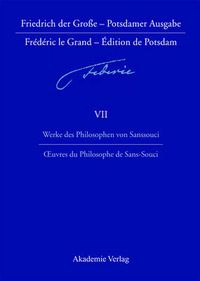 Cover image for Werke des Philosophen von Sanssouci / Oeuvres du Philosophe de Sans-Souci