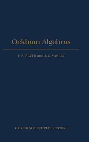 Cover image for Ockham Algebras