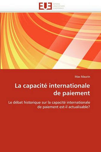Cover image for La Capacite Internationale de Paiement