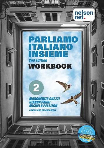 Cover image for Parliamo italiano insieme Level 2 Workbook with 1 Access code