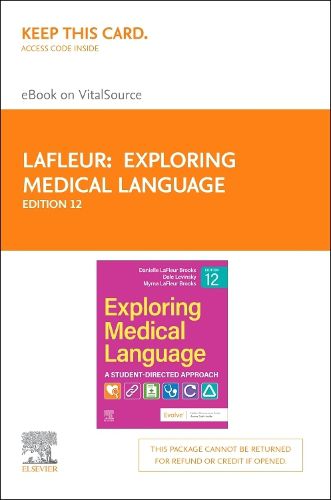 Cover image for Exploring Medical Language - Elsevier eBook on Vitalsource (Retail Access Card): a Student-Directed Approach