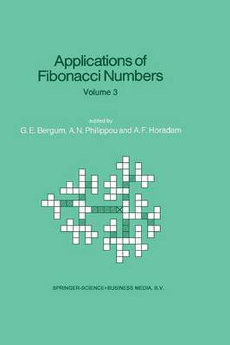 Cover image for Applications of Fibonacci Numbers: Volume 3 Proceedings of 'The Third International Conference on Fibonacci Numbers and Their Applications', Pisa, Italy, July 25-29, 1988