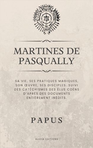 Cover image for Martines de Pasqually