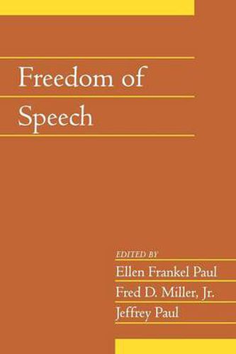 Cover image for Freedom of Speech: Volume 21, Part 2