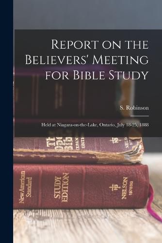 Cover image for Report on the Believers' Meeting for Bible Study